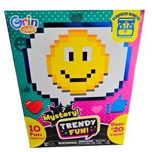 Grin Studios Mystery Trendy Fun Box 10 Surprises Squishy Sensory Toy ITM0014805